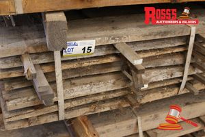 15 · SPG201 - SPOTTED GUM STANDARD AND BETTER GRADE 170-440x20-25mm Rough Sawn Boards - @ 2.4-2.6m, APPROX 57.6lm