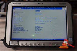 Panasonic Fz-G1 Toughpad, Intel Core I5 6300u 2.40ghz Cpu, 8gb Ram, 128gb Ssd / No Os, Bubbles In Screen Protector, 5130 Hours, Sn:7etsa26300 / An:Itt21647, Untested ( No Charger / Some Marks)