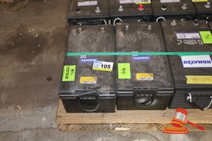 2x Maintenance Free Batteries, 8d-1000 ( 190h52-Mf ) 1000 Cca, 425 Vc, 160 Ah ( 5 Hr ), 196 Ah ( 20 Hr ), Untested ( S44#Ritm0767058,Dr#1441 )