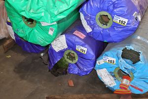 ROLL OF ASTRO TURF - WINTER FRESH ( LAWN ) - WEIGHT 300/ 350 KG APPROX SIZE: ROLL LENGTH 25 MT x WIDTH 4 MT x PILE HEIGHT 35mm