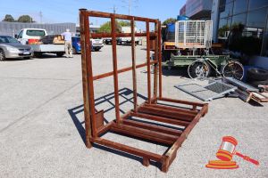 FORKABLE STEEL STILLAGE, APPROX L2110 x W1100 x H1700mm