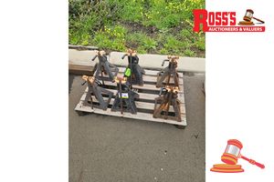 6 x MECHANICAL WORKSHOP JACK STANDS