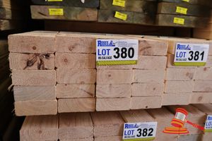 380 · 20x LENGTHS OF NON-STRUCTURAL, UNTREATED PINE TIMBER, APPROX 90 x 35mm x 3m