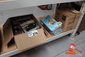 BUNDLE OF TOYS INCLUDING: 1x BOX OF ASSORTED WATER SQUIRTERS AND INFLATABLE BEACH BALLS, 1x BOX OF CENTY TOY VEHICLES, ALL UNOPENED