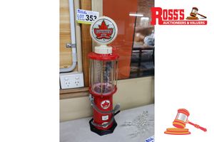 VINTAGE SUPERTEST REPLICA GAS-PUMP DISPENSER