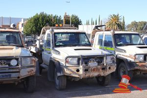 3 · 2011 Toyota Landcruiser Single Cab White, 4 x 4, Manual, 4.4 L Diesel Reg #: Unlicensed, ODO: 132,403 kms Showing on Clock Eng #: 1VD0129396, VIN: JTELV71J700021907 Features: Air Conditioning, Power Steering, Towbar, Snorkel, Side Steps, Worklight Bar, Pintle, Seat Covers. (Asset # LV574), (*Key # 35, WP#4830*) Condition: **Noted: As Non Runner- Tow Truck Required, Rust Across Vehicle, Mechanical Condition Unknown, Rope Holding Exhaust Attached, Parts Of Interior Trim Missing/Damaged, Door Locks