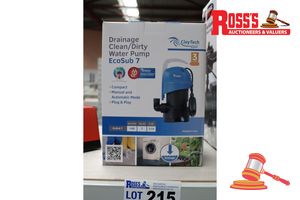 DRAINAGE CLEAN/DIRTY WATER PUMP, ECOSUB 7, 140L PER MIN, UNTESTED