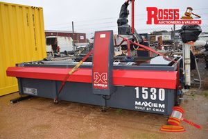 1 · Omax Maxiem 1530 CNC Abrasive Waterjet Metal Cutting Machine *Serial; Number M15305954 *Table Size 3.7m x 1.73m *Complete With Omax Water Recycling System, Omax Fluid Chiller System, Reverse Osmosis System, Omax Laminair Filter System & Abrasive Garnet Blast Hopper with 275kg capacity