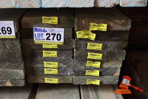 14x Lengths Of Non-Structural, H4 Treated Pine Timber, Approx 170 X 35mm X 3.6m