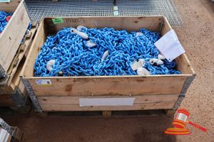 Bullivants Grade 100, 13mm, Chains ,With Hooks In Crate ( Poss Unused)