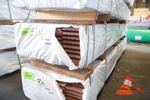 11 · PACK OF JARRAH OVERLAY, FJ FEATURE, 130mm x 013mm, .27.82M2, 214LM, RANDOM LENGTHS (L2.960mt x W450mm x H350/400mm, 350kg WEIGHT APPROX TRANSPORT SIZE) (PACK# 320029838-22)