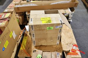 115 · ASSORTED OF SPARE PARTS, APPROX 10+ X BOXES, INCLUDES: DIODE REPLACEMENT KIT CODE: 3BHB045542R0001, VARIOUS OTHERS, ON A PALLET (POSS UNUSED, BOXED) (S44#4974644560, DR# 1698, YANDI)