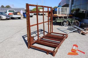 FORKABLE STEEL STILLAGE, APPROX L2110 x W1100 x H1700mm