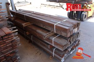 51 · JAR255 - JARRAH FEATURE AND BETTER GRADE 70-80x50mm Rough Sawn Boards - @ 2.6-4.4m, APPROX 154 lm
