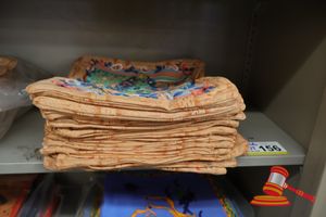 156 · BUNDLE OF COLOURFUL CUSHION COVERS, 40 x 40cms