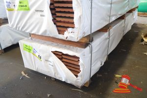 Pack Of Jarrah Overlay, Feature, 130mm X 013mm, .27.3m2, 210lm, Random Lengths (L2.960mt X W520mm X H350/400mm, 350kg Weight Approx Transport Size) (Pack# 320029840-22)