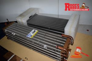Unused Lot of 2 Automotive Air Conditioning Condensers, Aluminium Parallel Finned Core