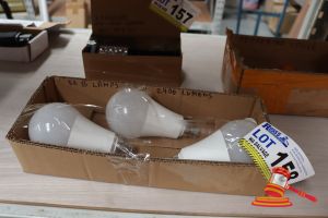 3x B Lamp Globes (Bayonet Fitting), Untested