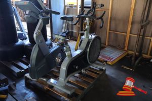 1 X Synergy Air Stationary Exercise Bike, Untested, Some Marks, Approx; 1.1m L X 580mm W X 1.2m H
