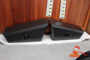 Pair Of Tapered Under Tray Tool Box, 700mm R&L, Aluminium Matte Black
