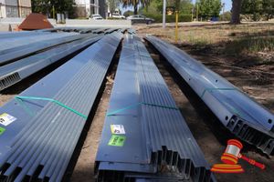Gal Steel Z Purlins, Approx 200mm - 12 Pcs At 10.9m