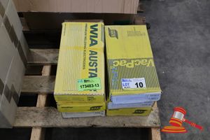 6 X Boxes Of Esab Welding Electrodes, Ok 53.16 Spezial, Assorted Sizes Including 2.5 And 3.2mm (Unused, Boxed)