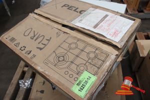 16 · EURO COOKTOP, M/N# ECT600GBK2, S/N# 20220033, PACKAGE SIZE: 648 x 162 x 559mm, PACKAGE WEIGHT: G/W: 14.88KG, N/W: 13.55KG, UNTESTED - : NO WARRANTY/ RETURN / DAMAGED, AS IS - INSPECTION RECOMMENDED (BROKEN GLASS)