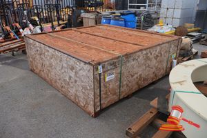 In Timber Box, Guard:Cwt:Metso:Mm0351618, Ydb07e02, Sn:20512125 Approx: 2260mm Diameter (Some Marks) ( S44#4974282500/1, Dr# 1518)