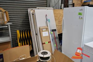 2 X Decpac 300kg Access Ramps, Capacity 300kg, Approx 1.2m, 6 X Paint Poles Approx 1.5m