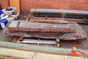 Bundle Of Mixed Slabs And Timber