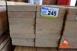 16x Lengths Of Non-Structural, Untreated Pine Timber, Approx 170 X 35mm X 2.4m