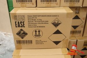 420 · 2x BOXES OF CLEAN EASY HEAVY DUTY DRAIN CLEANER, 1L PER BOTTLE, 20x BOTTLES TOTAL