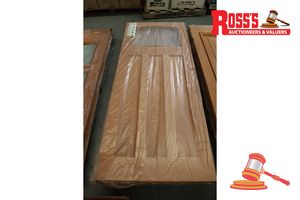 TIMBER DOOR WITH PANEL (NO GLASS), CODE: ED 58, 2040 x 820 x 40mm