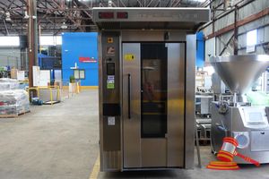 2021 Tagliavini Commercial Rotor Single Rack Rotary Rack Oven. Model Tre68. Stainless Steel. 3 Phase Hardwired. Approx 1450 X 1900 X H2300mm. Internal Oven Area Requires Cleaning. Light Corrosion On External Side Panels