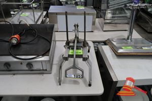 105 · 1 X NEMCO MANUAL FOOD SLICER, MODEL: N55750, SOME MARKS, APPROX; 260MM W X 450MM D X 480MM H