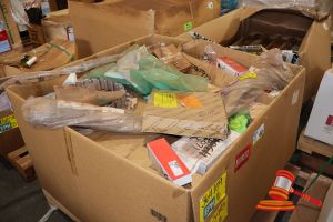 Approx 50 X Boxes Of Automotive Parts, Includes: Toyota/Lexus Disc Fr P/N:43512-60141, Cat Tube Assy P/N:1422319, Rear Light P/N:163783, Various Others (Boxed), On A Pallet