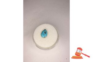 8 · TURQUOISE, PEAR CUT, 1.2 CTS