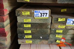 377 · 6x LENGTHS OF NON-STRUCTURAL, H4 TREATED PINE TIMBER, APPROX 240 x 45mm x 2.4m
