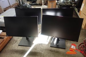 4 X Samsung 24 Inch Monitors, Model: F24t450, Untested (Some Marks / No Cables)