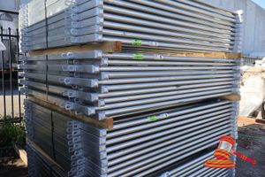 10 X 2.1m X 1.8m Portable Cattle Panels & Locking Pins