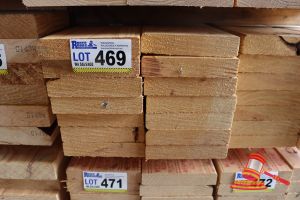 469 · 14x LENGTHS OF NON-STRUCTURAL, UNTREATED PINE TIMBER, APPROX 170 x 35mm x 2.4m