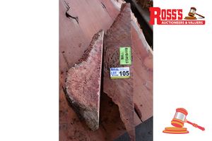 Jarrah Off Cuts Slices, L500/800mm X W150/160 X D 30/70mm, Qty 2, Approx