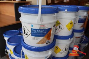 2x Tubs Of Eco-Chlor Dry Chlorine Tablet Bactericide (Granular), 10kg Per Tub