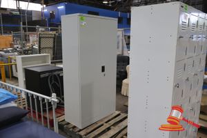 4 · 1 X METAL STORAGE CABINET, WHITE, WITH MEDICAL / FIRST AID SUPPLIES, INCLUDES: SENTRY EMESIS BAGS, GLOVEON EUREKA NITRILE POWDER FREE EXAMINATION GLOVES (VARIOUS SIZES), DISINFECTANT WIPES, ALCOHOL PREP PADS, 100% SOFT COTTON PRODUCTS, VARIOUS BOTTLES AND MEDICAL CONSUMABLES, L920 X W460 X H1840