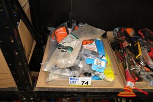74 · TRAY OF ASSORTED CABLE TIES