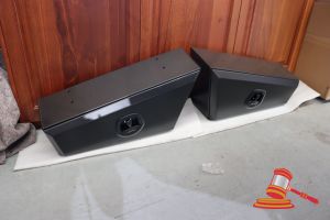 360 · PAIR OF TAPERED UNDER TRAY TOOL BOXES, 650mm R&L, ALUMINIUM MATTE BLACK
