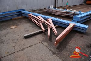 2 X Cantilever Racking Columns With Arms, Approx 4600mm X 1900mm