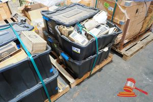 72 · PALLET OF ASSORTED HARDWARE CONSUMABLES INCLUDING 4 TUBS OF NUTS & BOLTS, M20 x 85mm WITH NUTS M36 BOLTS 160mm, M30 NUTS, APPROX WEIGHT 490kgs