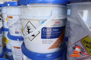 468 · 2x TUBS OF ECO-CHLOR DRY CHLORINE TABLET BACTERICIDE (GRANUALR), 10kg PER TUB