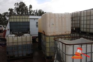 4 X Ibc Pods. Empty. Assorted Condition. Previous Contents Oil